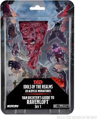 Idols of the Realms 2D Acrylic Miniatures - Van Richten's Guide to Ravenloft Set 1